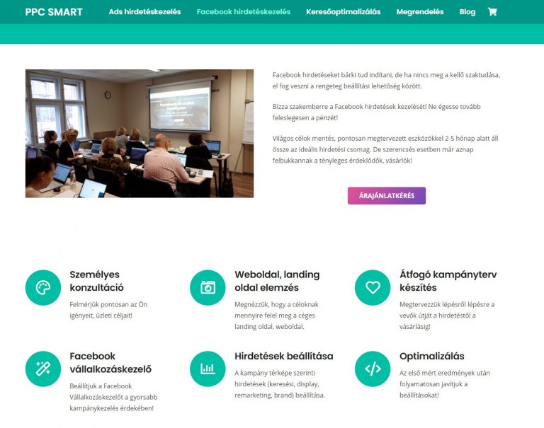 Céges Facebook hirdetéskezelés