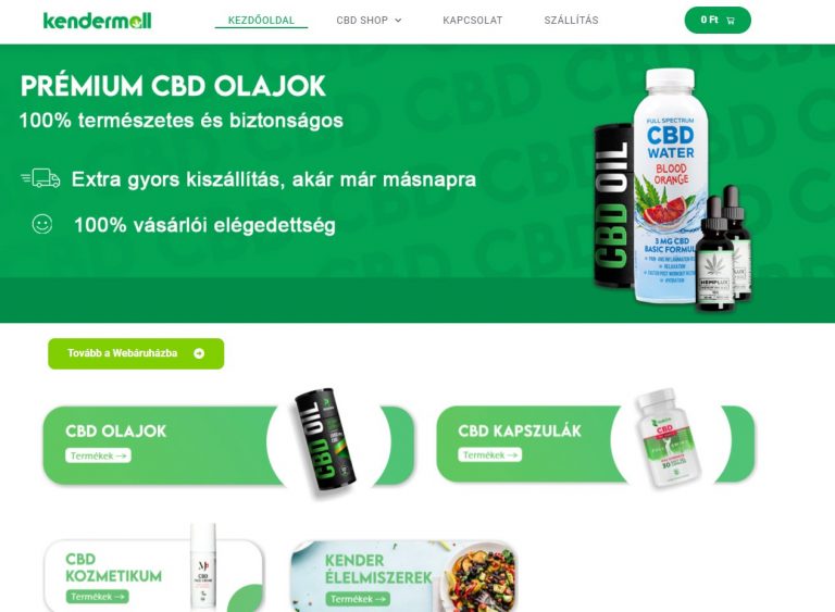 Hogyan épül fel egy jól működő webshop? CBD olaj webáruház